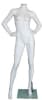 Matte White 5' 4" Headless Female Mannequin - Hands on Hips - Image 2 of 0