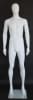 6'2" Matte White Egghead Male Mannequin - Image 1 of 0