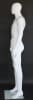 6'2" Matte White Egghead Male Mannequin - Image 3 of 0