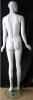 Matte White Female Mannequin with Molded Hair and Realistic Facial Features - Image 3 of 0