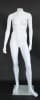 5 foot headless female mannequin matte white retail display - Image 1 of 0