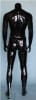 Glossy Black Male Headless Mannequin Athletic - Image 3 of 0