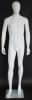 6' 2" Matte White Egghead Male Mannequin - Image 1 of 0