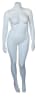 photo of Matte White Female Headless Mannequin Plus Size - Image 5 of 0