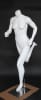 Matte White Female Headless Mannequin Running - Image 1 of 0