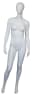5'11" abstract female mannequin full body retail display form for modern fashion clothing presentation - Image 1 of 0