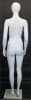 6 ft white fiberglass female mannequin full body retail display form for fashion clothing presentation - Image 4 of 0