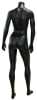 5'5" headless female mannequin with matte black fiberglass finish and base for retail clothing displays - Image 3 of 0