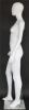 Matte White Female Egghead Mannequin Tilted Hips - Image 5 of 0