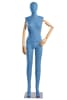 Female Fabric-Wrapped Mannequin with Articulating Arms | Natural, Burgundy, or Black | WP Series | Zing Display - Image 7 of 0