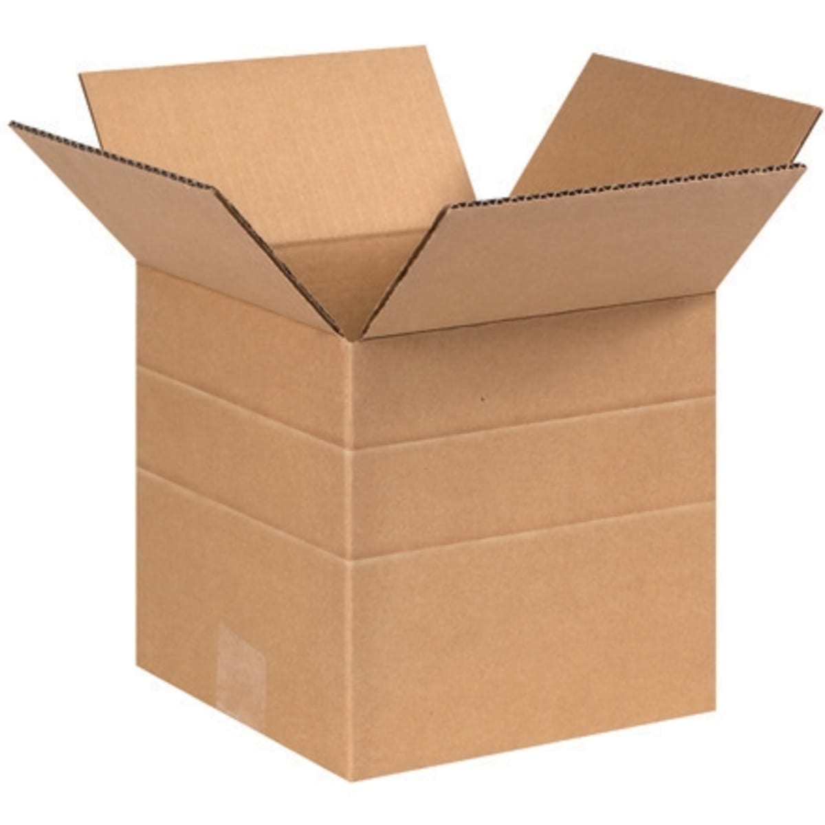 Box, 8 x 8 x 8 Multi-Depth 6, 4" 200# / 32 ECT 25 bdl./ 750 bale