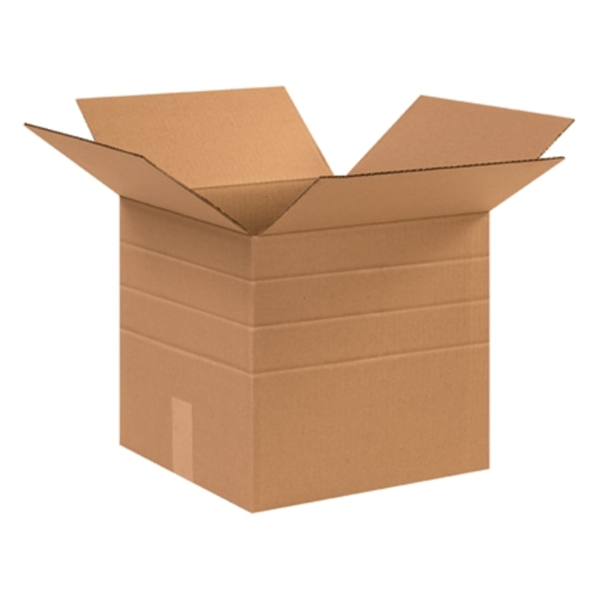 Box, 12 1/2 x 12 1/2 x 12 Multi-Depth 10,8,6" 200# / 32 ECT 25 bdl./ 250 bale