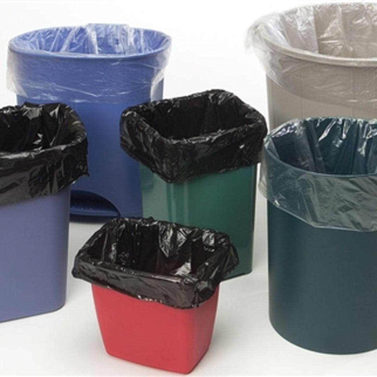 Trash Liners 30x37 Clear HDPE Liners 13 Microns 500/Case