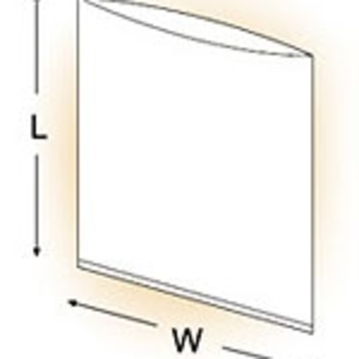 Clear Layflat Poly Bags  2x 3x3 MIL 1000/Case