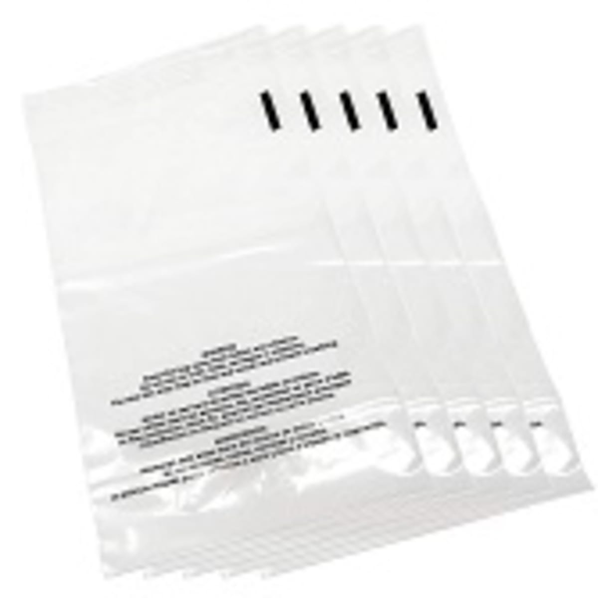 BAG, SUFFOCATION WARNING, FLAT,  6' X 9" 2 MIL, 1000/CASE