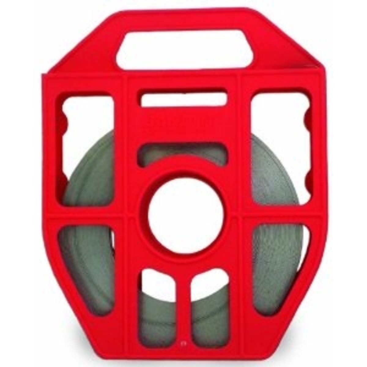STAINLESS BANDING, TYPE 201, 3/4" X .030, IN RED PLASTIC TOTE, 100 FT/COIL