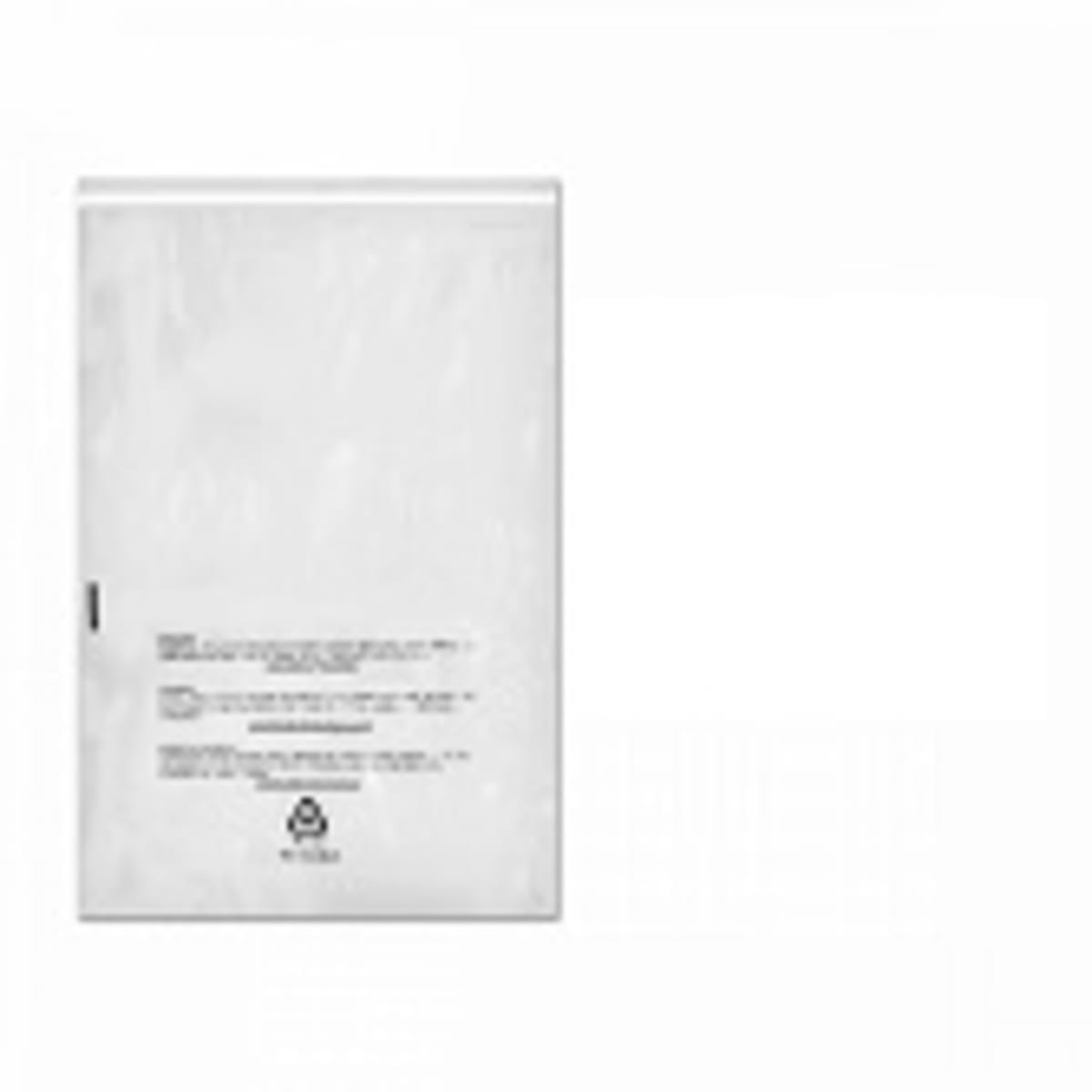 BAG, SUFFOCATION WARNING, RESEALABLE W/VENT HOLES,  9' X 12" 1.5 MIL, 1000/CASE