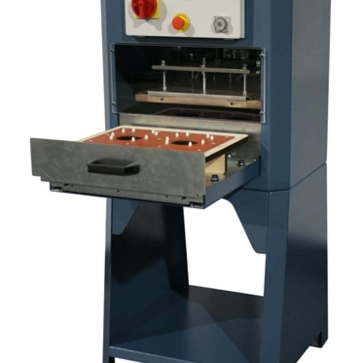 BLISTER SEALER, MANUAL SHUTTLE, 14" X 18" SEAL AREA, 2-CAVITY, 115V, 100 PSI