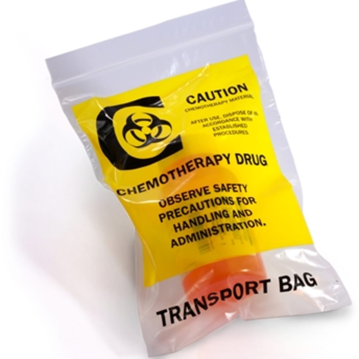 Bag, Reclosable Chemotherapy Drug Transport  6 in. x  9 in. x 2 Mil  1000/Case