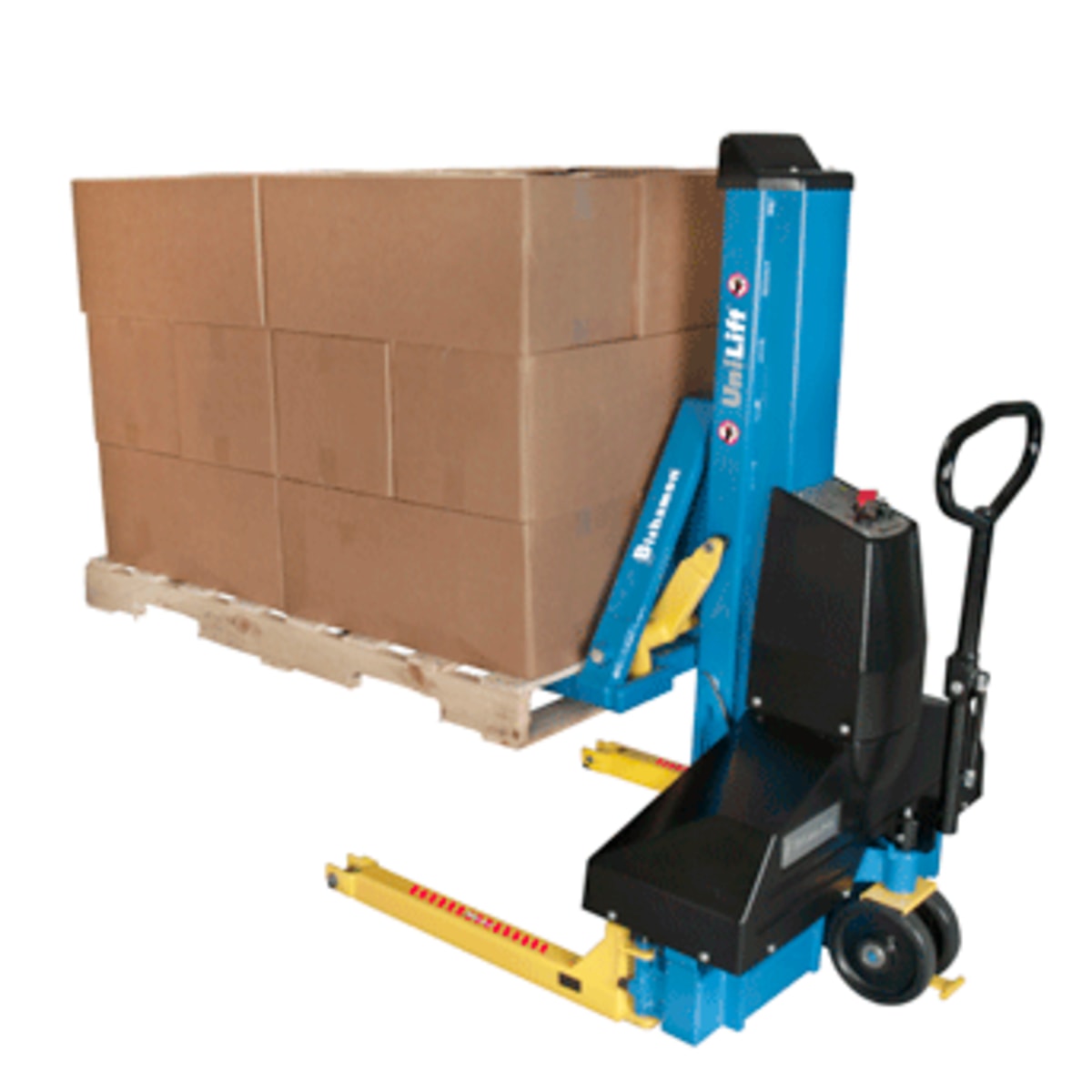 UNI-20 PALLET TRANSPORTER & POSITIONER W/24V BATTERY SYS. & CHARGER