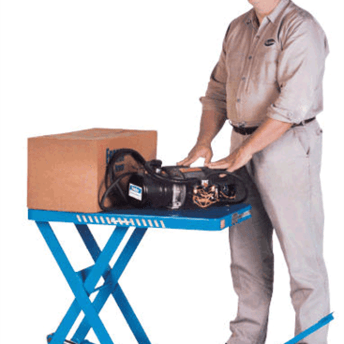 X-20C SCISSOR LIFT, 440 LB CAP, 19.5"x25.5" TABLE 16" TRAV, MANUAL