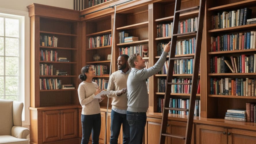 The Ultimate Guide to Measuring for Your Library Ladder - Shop Today