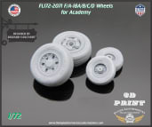 FL172-2071 F/A-18A/B/C/D Wheels for Academy/Hasegawa