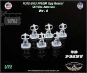FL172-2103 AV2091 Short 'Egg Beater' SATCOM Antenna
