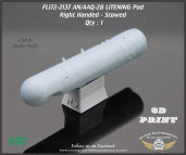 FL172-2137 AN/AAQ-28 LITENING Pod - Right Handed, Stowed