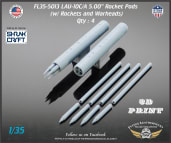 FL35-5013 LAU-10C/A 5.00" Rocket Pods with Warheads