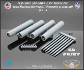 FL35-5022 LAU-68D/A 2.75" Rocket Pod, thermally protected - (Loaded)
