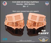 FL35-5028 AH-1W Dual Chaff/Flare Housing - with Buckets