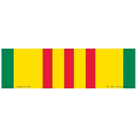 Vietnam Veteran Service Ribbon Bumper Sticker BM0144