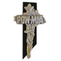 POW-MIA Memorial Cross Pin P16091