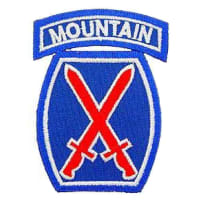 U.S. Army 10th Mountain Infantry Division Patch PM0777