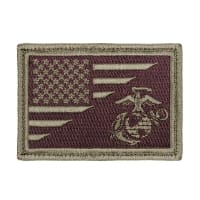 Rothco USMC Globe and Anchor US Flag Morale Patch 1891