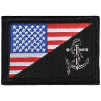 Rothco USN Anchor US Flag Morale Patch 18960