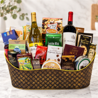 Corporate Holiday Wine Duet Gift Basket