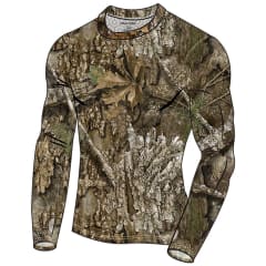 ColdPruf Camo Base Layer Crew Top - 83A