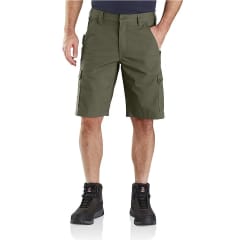 Carhartt Rugged Flex Relaxed Fit Ripstop Cargo Short 104727 Stretch Ripstop Cargo Work Shorts with Cordura Reinforced Pockets