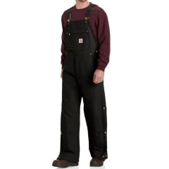 Carhartt Loose Fit Firm Duck Insulated Bib Overall 106672 men's insulated work bib overalls