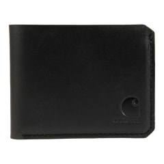 Carhartt Craftsman Premium Saddle Leather Bifold Wallet B0000491 Black Brown