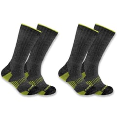 Carhartt Midweight Synthetic-Wool Blend Boot Sock 2 Pack SB2072M