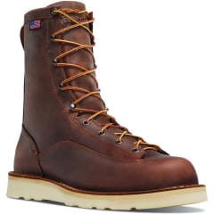 Danner Bull Run 8 Inch Plain Toe Wedge Sole Work Boot 15556