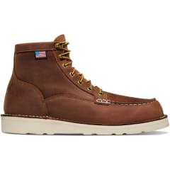 Danner Bull Run 6 Inch Moc Toe Plain Toe Wedge Sole Work Boot 15573