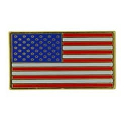 Rectangle USA Flag-Pin - P60570