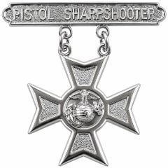 Marine Corps Pistol Sharpshooter Badge P16371