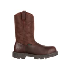Georgia Homeland 11 Inch Waterproof Wellington Pull On Steel Toe Work Boot G111