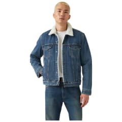 Levis Sherpa Trucker Dark Stonewash Jacket 16365-0286
