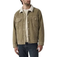Levis Relaxed fit Sherpa TRKR Timber Wolf Jacket A5784-0022